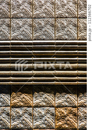 デザインされた壁面 112366702