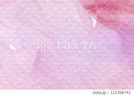 Abstract pink color background in vintage style. Smooth pastel watercolor wet effect for design. 112366742