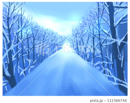 雪道 雪道 112366748