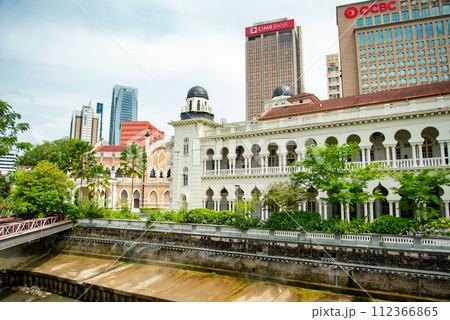 クアラルンプールにあるスルタン・アブドゥル・サマド・ビルの美しい風景 112366865