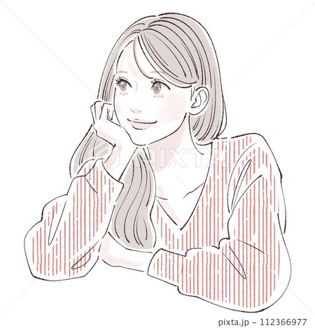 女性・女の子のイラスト素材 女性・女の子のイラスト素材 112366977