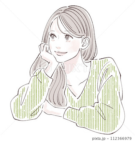 女性・女の子のイラスト素材 112366979