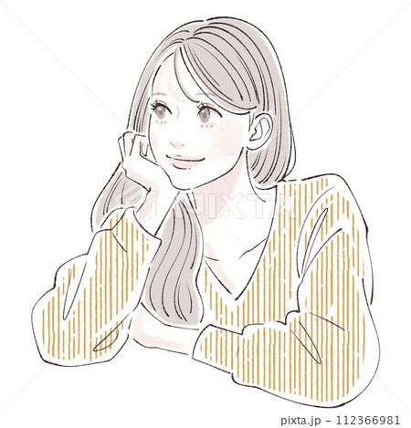 女性・女の子のイラスト素材 女性・女の子のイラスト素材 112366981