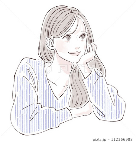 女性・女の子のイラスト素材 女性・女の子のイラスト素材 112366988