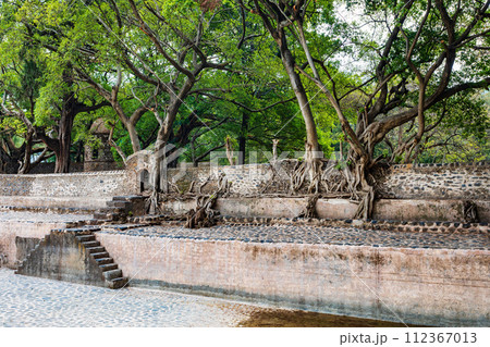 UNESCO Fasilides Bath, Gondar Ethiopia, Africa culture architecture 112367013