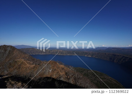摩周岳山頂からの摩周湖 112369022