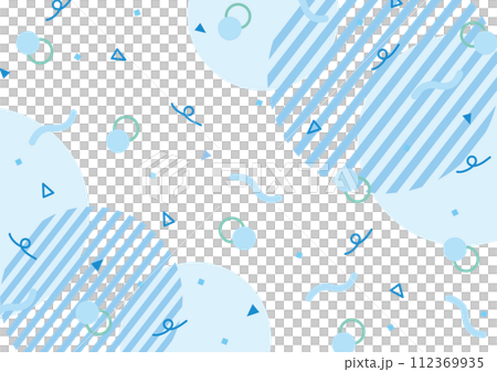 Pop white background with geometric pattern, blue color, size ratio 3:4 Pop white background with geometric pattern, blue color, size ratio 3:4 112369935