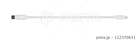 横向きの変換ケーブル_IEEE1394 Cable 9ピン_オス_IEEE1394 Cable 112370631