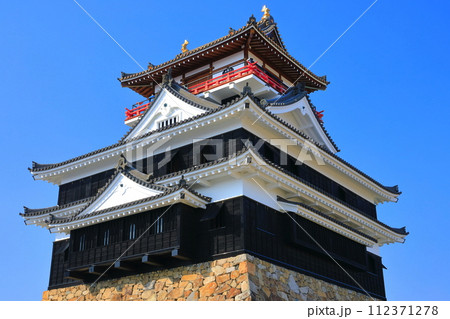 【愛知県】快晴の清州城天守閣 112371278