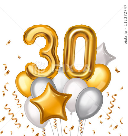 Realistic 30th anniversary celebration 112372747