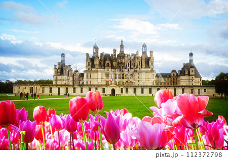 Chambord castle, France Chambord castle, France 112372798