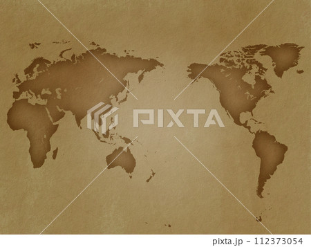 古い地図の背景素材 112373054