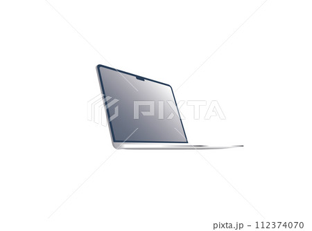 ノートパソコン　斜め前 112374070