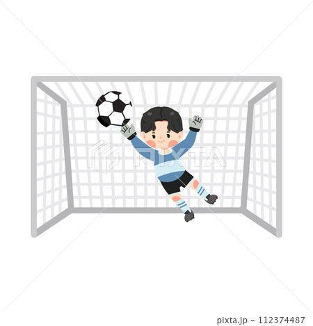 Kid Soccer football Goal Keeper 112374487