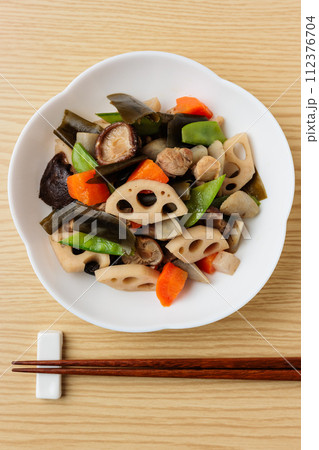 筑前煮　真俯瞰 112376704