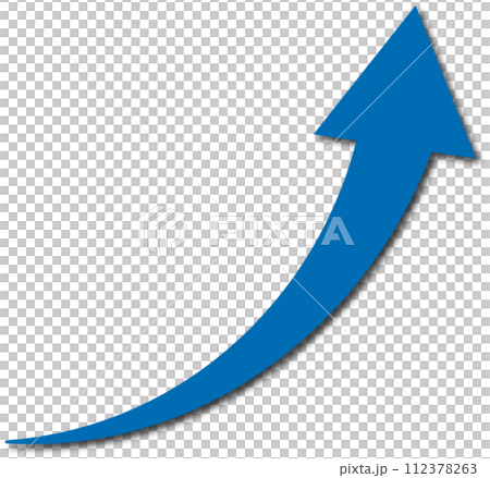 3D arrow upward 3D arrow upward 112378263