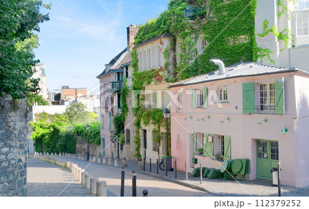 cityscape Mont Matre , Paris, France 112379252