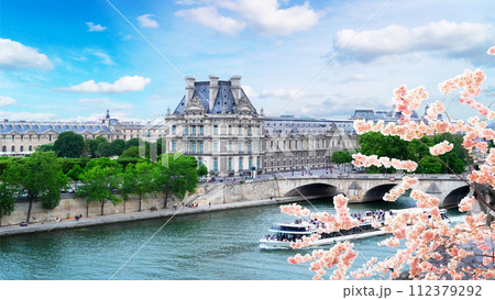 Orsay museum and river Siene, France Orsay museum and river Siene, France 112379292