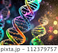 DNAのらせん構造モデル001 112379757