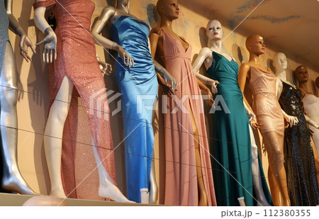A mannequin stands on a display window in a store in Israel. A mannequin stands on a display window in a store in Israel. 112380355