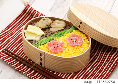 春の手作り弁当 春の手作り弁当 112380758