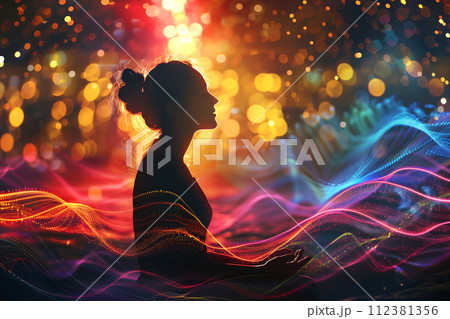 Sound therapy, sound waves 112381356