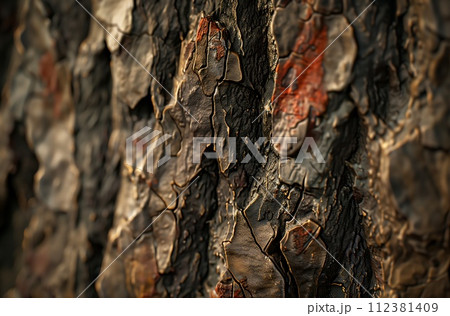 tree bark close-up 112381409
