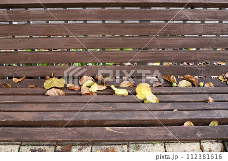 Bench for pedestrians to rest in a city park in Israel. Bench for pedestrians to rest in a city park in Israel. 112381616