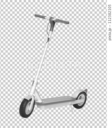 White electric scooter 112382105