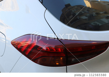 Parts of a car body close-up. 112383380
