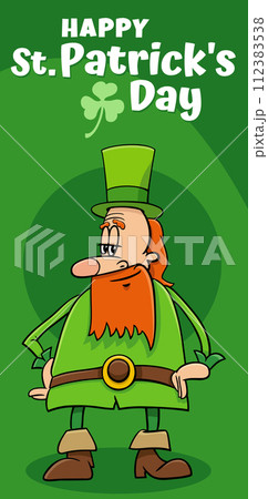 Saint Patrick Day design with Leprechaun 112383538