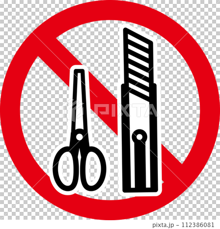 "Prohibition", "Caution", and "Warning" icons regarding bringing in dangerous goods "Prohibition", "Caution", and "Warning" icons regarding bringing in dangerous goods 112386081