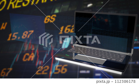 The Notebook for technology or Business concept 3d rendering. 112386178