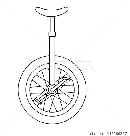 circus bike icon vector circus bike icon vector 112386237