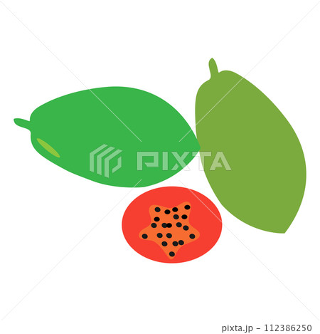 papaya logo vektor 112386250