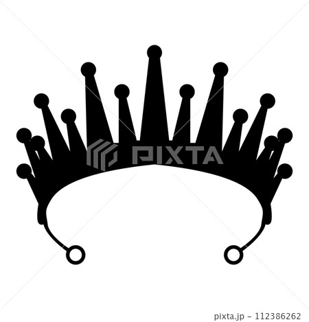 bride crown icon vector bride crown icon vector 112386262