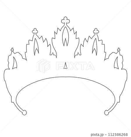 bride crown icon vector bride crown icon vector 112386268