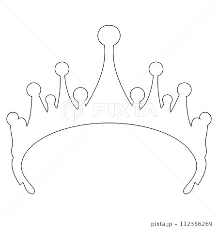 bride crown icon vector bride crown icon vector 112386269