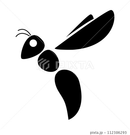 vector wasp logo icon vector wasp logo icon 112386293