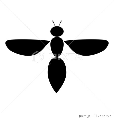 vector wasp logo icon vector wasp logo icon 112386297