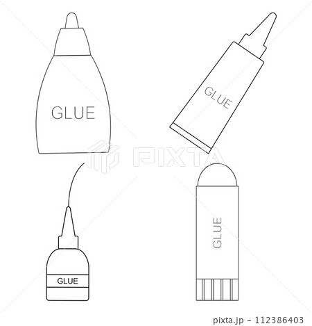 glue icon vector 112386403