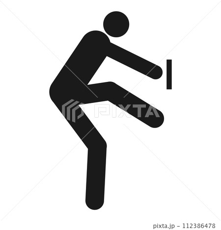 person open door icon vector 112386478