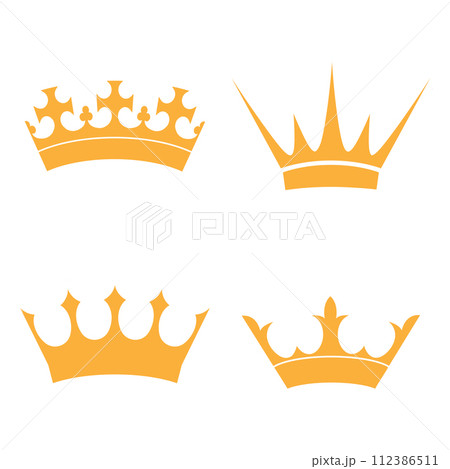 king crown icon vector 112386511
