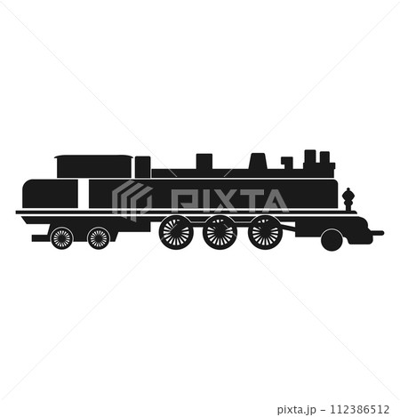 steam locomotive icon steam locomotive icon 112386512