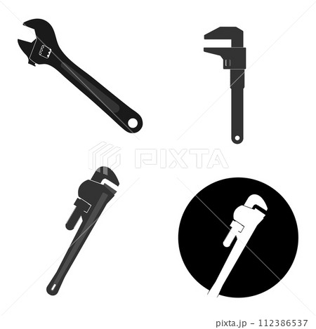 wrench icon vector 112386537