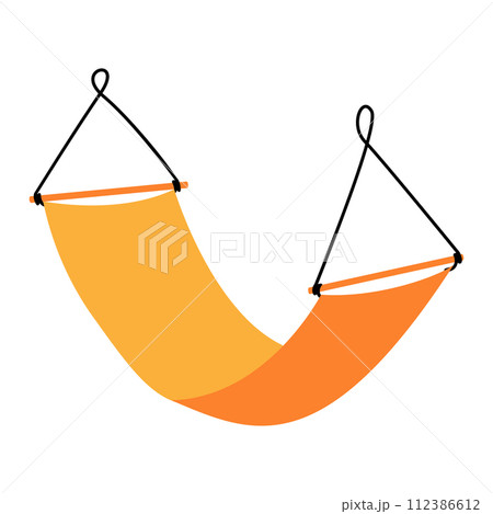 hammock icon vector 112386612