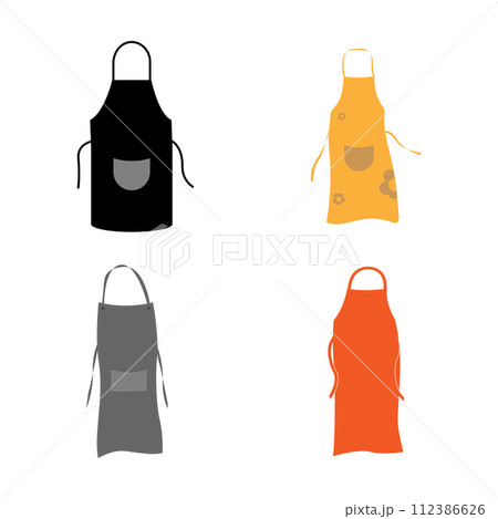 Apron vector icon 112386626
