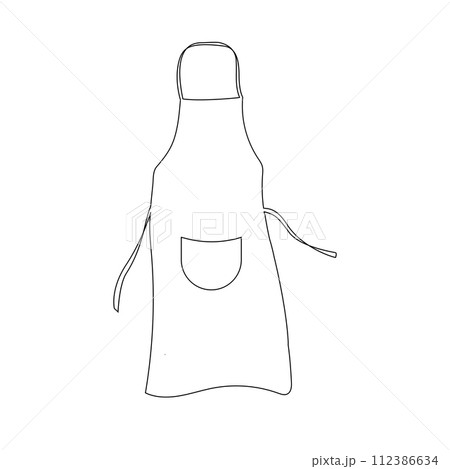 Apron vector icon 112386634