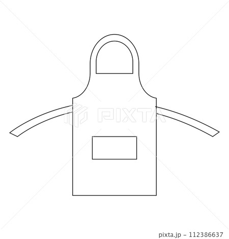 Apron vector icon 112386637