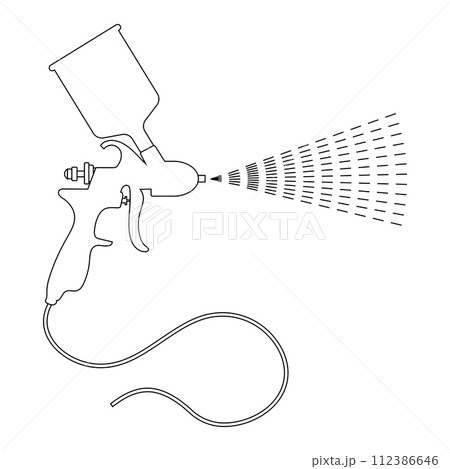 spray paint icon vector 112386646